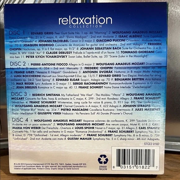 Relaxation Collection 4 CD Pack in Collectable Tin - Picture 6 of 7